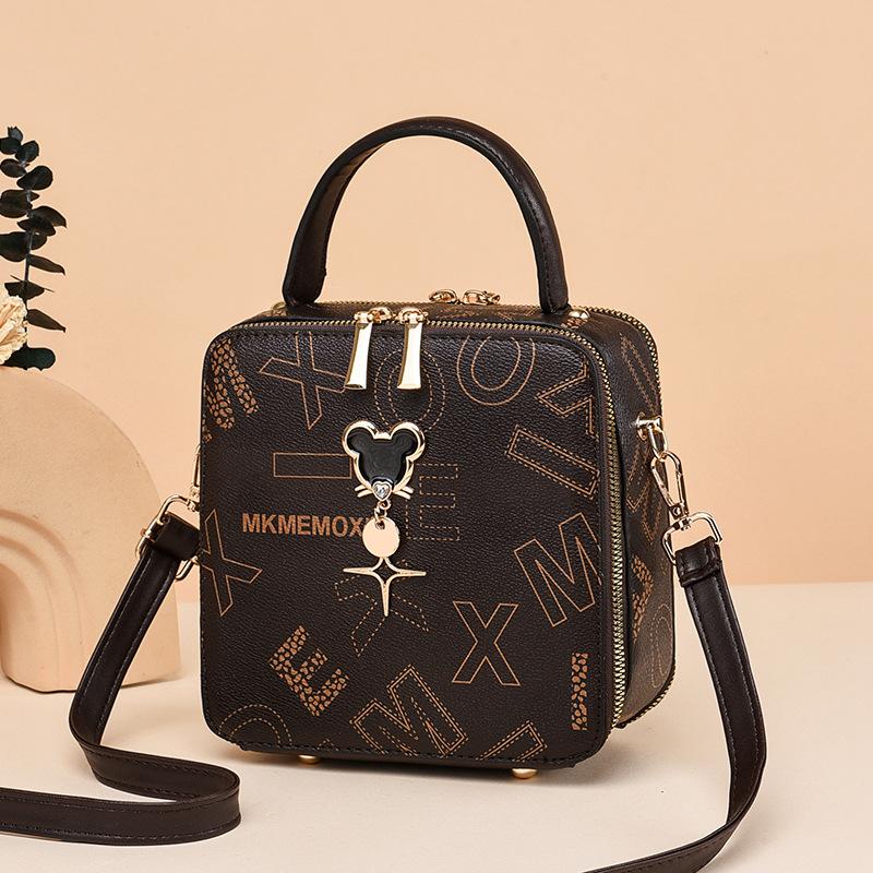 Small bag women's 2025 new fashion trend shoulder handbag broadband foreign style messenger bag