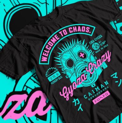 Anime Horror Dorohedoro Willkommen im Chaos T-Shirt - Geschenk für Männer, Unisex Baumwolle