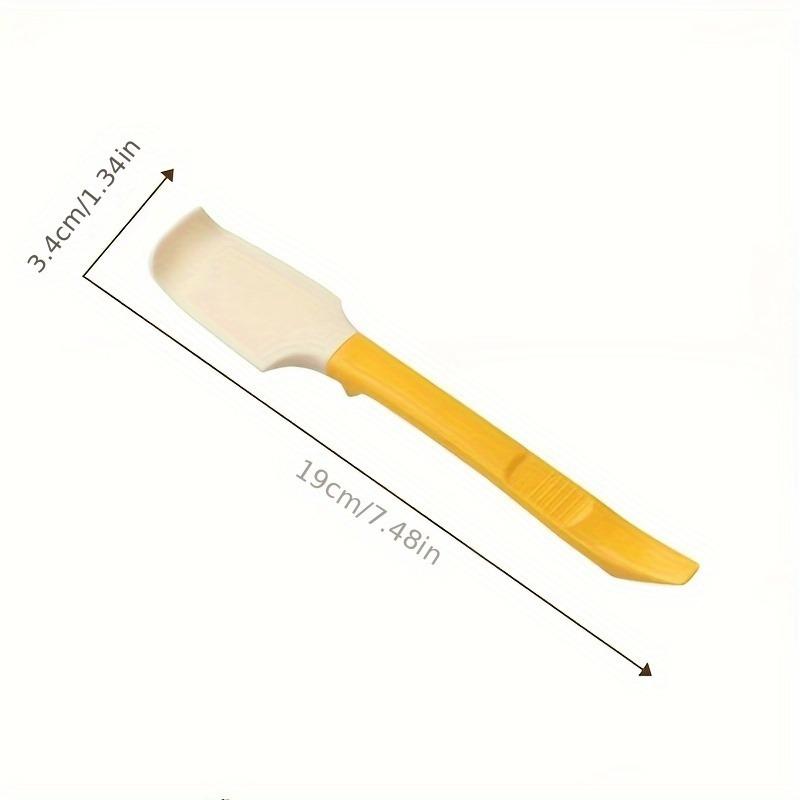 1pc 2-in-1 silicone spatula and scraper for easy cooking, baking, and mixing, perfect for frosting and cleaning