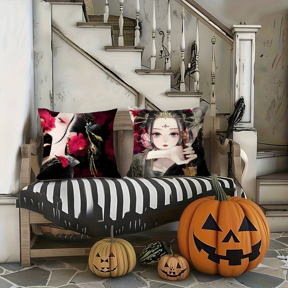 Anime R-Raven The Inner PalaceS Pillow Case S ft Plush Fabric Double Sided Print Decorative Home Living Room Gift Cushion Cover
