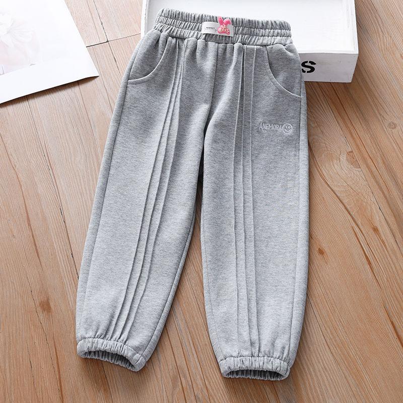 Girls' Pants Spring Cotton Casual Sports Pants Little Girls' Pants