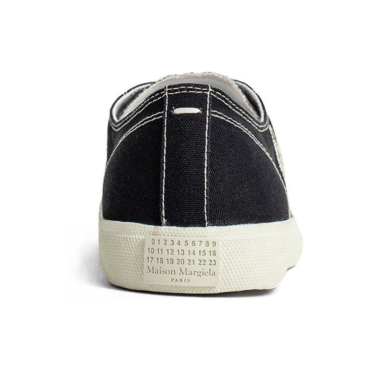 Maison Margiela Tabi Embroidered Logo - Black Men Sneakers White S57WS0400-P4080-H8650