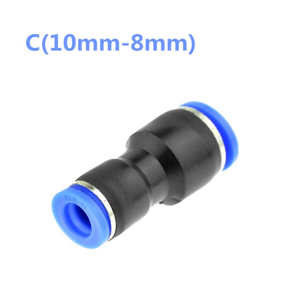 Type T Pneumatic Push in Fittings Air Eau Tuyau Tube Pipe Connecteur Tee Joine