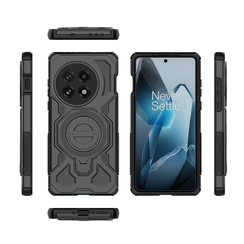 Magnetic Wireless Charge Cover For OnePlus 13 13T 13R 13S Phone Holder Armor Back Case For OnePlus 13 Cover For OnePlus 13 Case