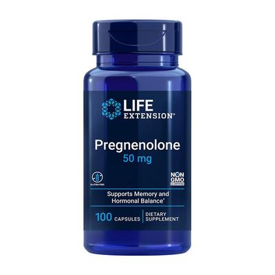 Pregnenolone 50 Mg, 100 Capsules