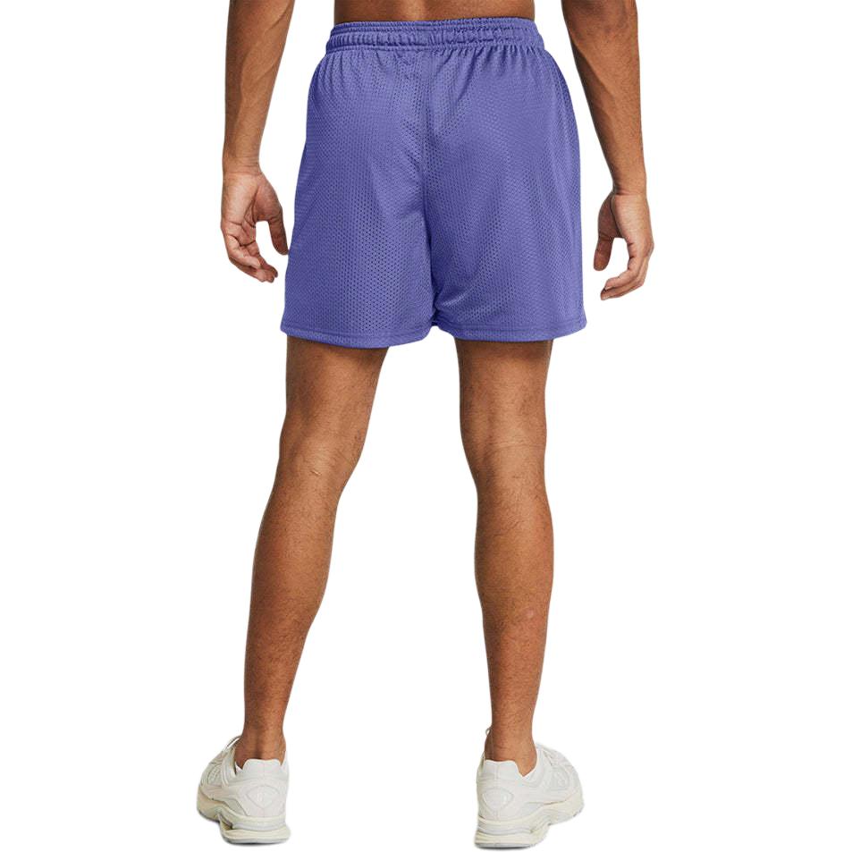 Under Armour Jednokolorowe Oddychające Siatkowe Spodenki Treningowe Casualowe z Średnim Stanem dla Mężczyzn Starlight-Purple 1383355-561
