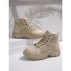 New Plus Size Women's Shoes Martin Boots Women's 2025 New Winter Platform Versatile British Style High Top