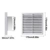 Square Air Vent Grille Cover 4/5/6/8In Duct Vent Cover Ventilation Grille  Ventilation Accessories