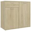VidaXL Buffet Sonoma Oak 80x36x75 Cm Engineered Wood 805773