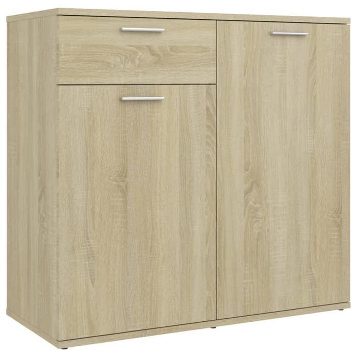 VidaXL Buffet Sonoma Oak 80x36x75 Cm Engineered Wood 805773