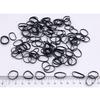 Thick Black Rubber Hair Ties - 1000 Pack