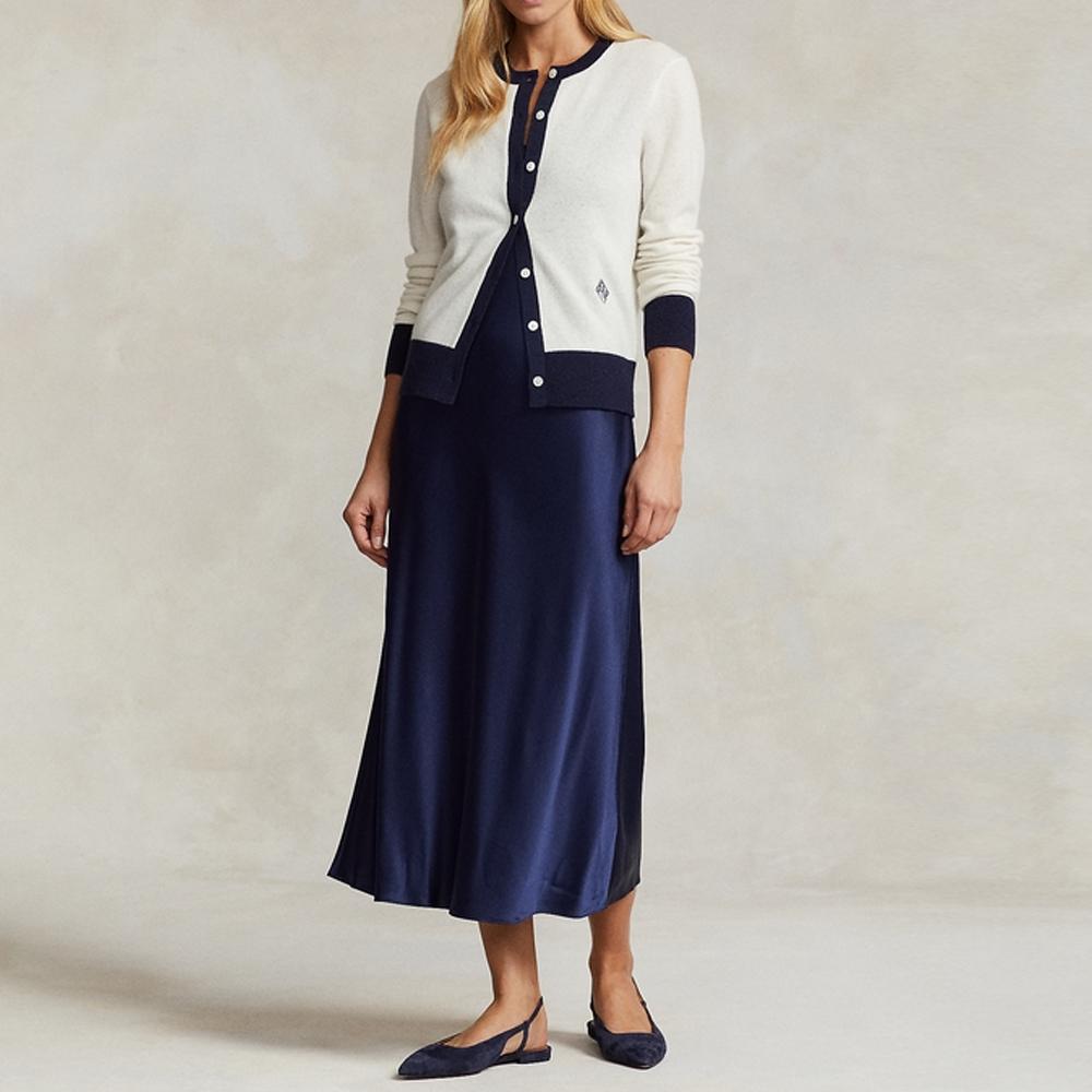 Polo Ralph Lauren SS24 Letter Embroidery Crew Neck Single-Breasted Loose Long Sleeve Knit Sweater Women Sweater Multicolor WMPOSWENDW20228-999