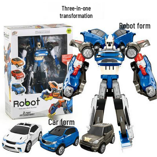 Transformable Berserker 3-in-1 Car Robot for Kids