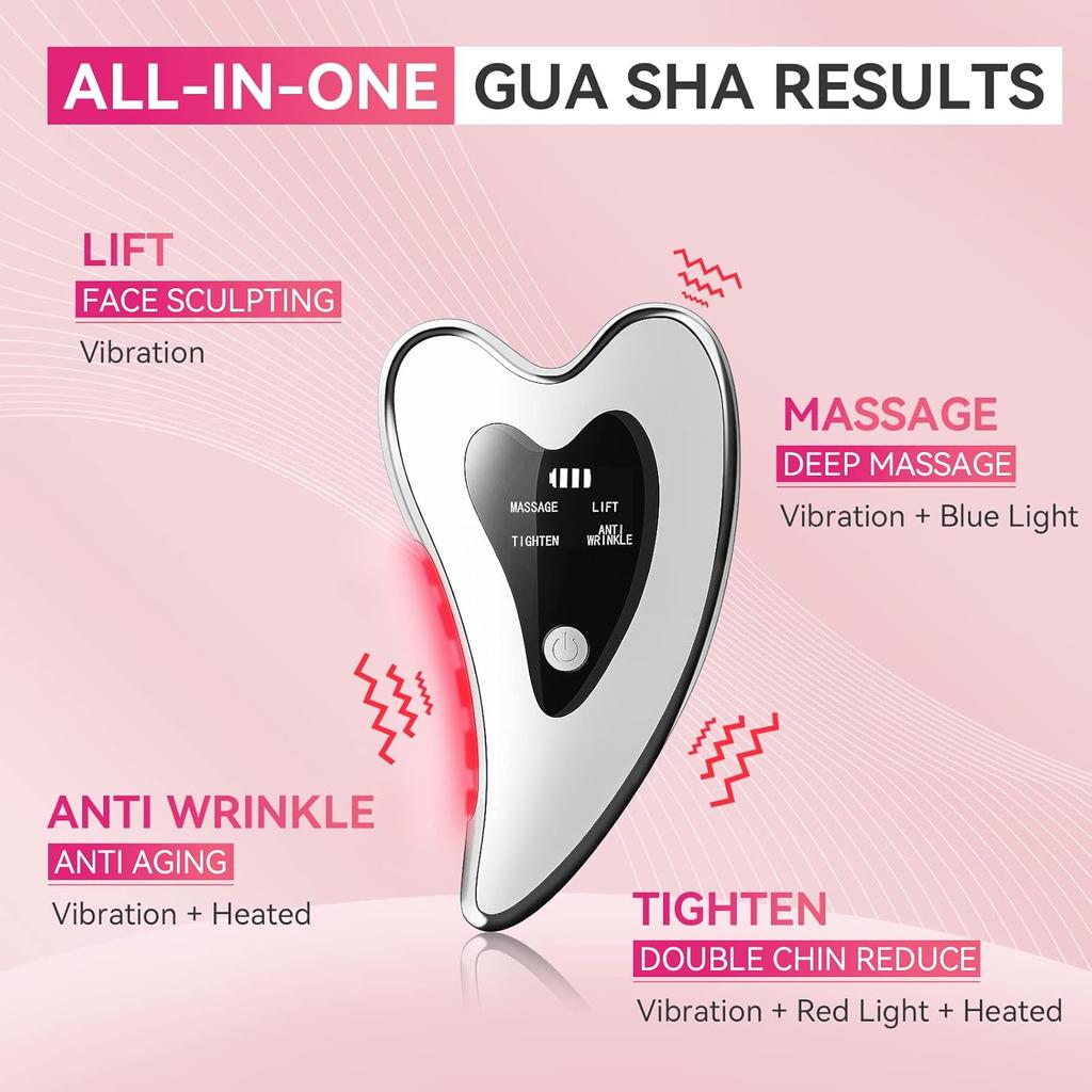 Face vibration massage introducer  facial scraping instrument  beautiful neck massager