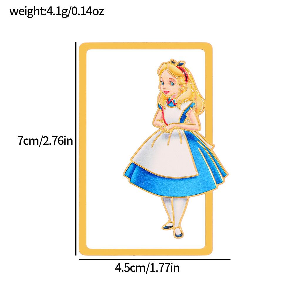 Disney Princess Metal Bookmark Series Snow White The Little Mermaid Anime Book Fan Merchandise Birthday Gift for Friends