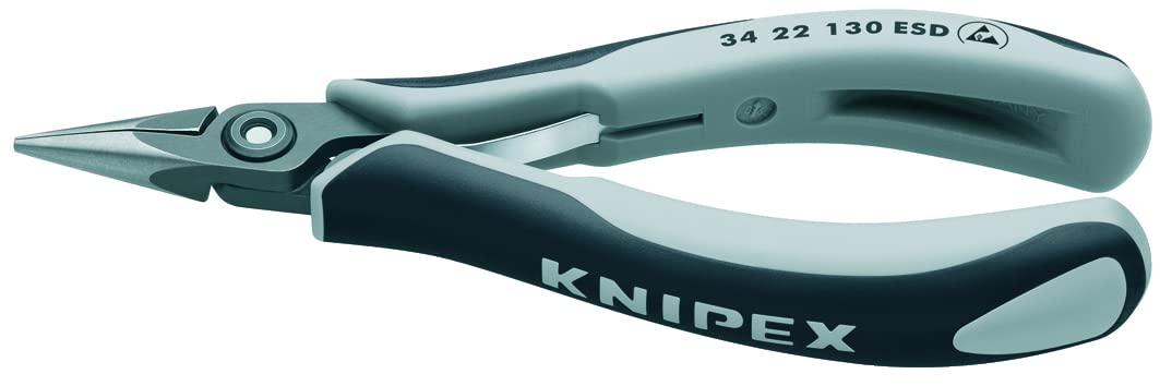 

Плоскогубцы KNIPEX ESD Precision 3422130ESD, полукруглые, 135 мм,