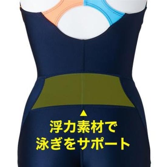 Fitness Swimsuit EZ SWIM N2JGD325 2XL [Mizuno] Women's All-in-One