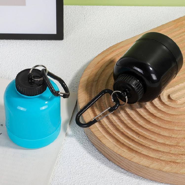 Protein Powder Jar with Carabiner Portables Shakers Cartridges, Suitable for Outdoor Sports, Gym Fitness