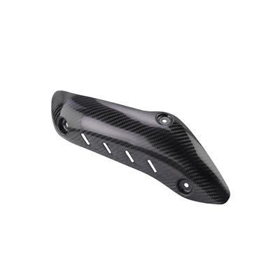Exhaust Link Pipe Cover Carbon Fiber Anti-Scald Cap Heat Shield Guard Proof for DUCATI Monster 821 1200S R