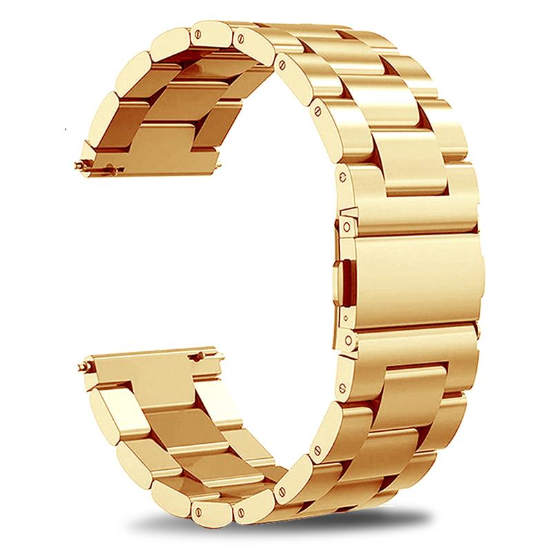 22mm 20mm 18mm Metal Strap for Samsung Galaxy Watch 3 4 Active2 S2 Gear S3 Gt 2 Huawei GT2/Amazfit GTR Stainless Steel Bracelet Gift for Mother's Day
