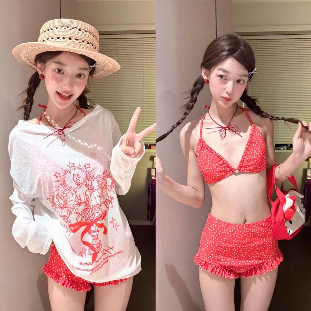 1011 New Swimsuit Women's Bikini, Split Sexy Pure Desire High Sense Seaside Beach Beautiful Hot Spring Swimsuit