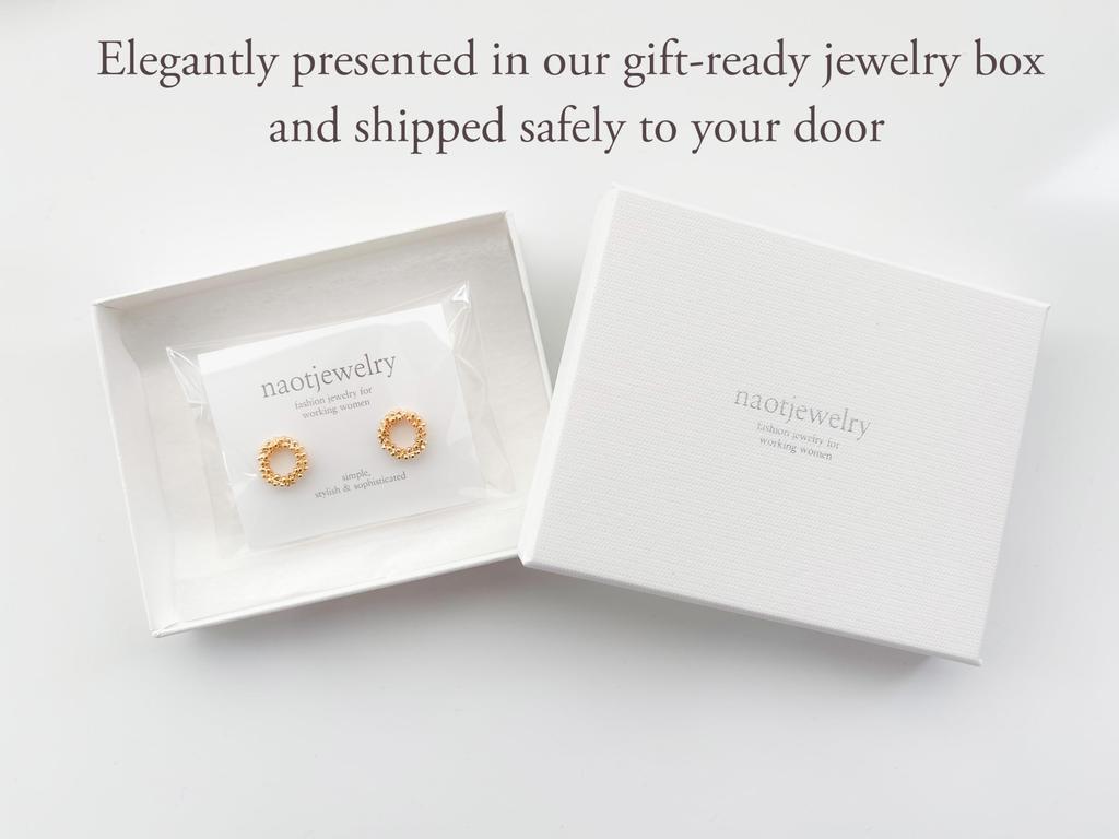 [Naot Jewelry] Women's Bangle [Gift Box Included] Gold Kainari Wave Bangle