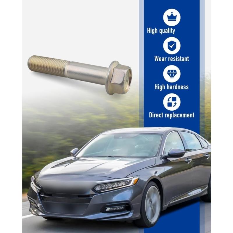 Heavy Duty Knuckles Mounting Bolt For Strut Assembly 12mm x 64mm Iron Construction Direct Fit Replacement 90120-T2A-A00