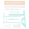 Bookbinding Supplies Kit Multifunctional Portable Bookbinding Scrapbooking Tool Set for Diary Mini Album