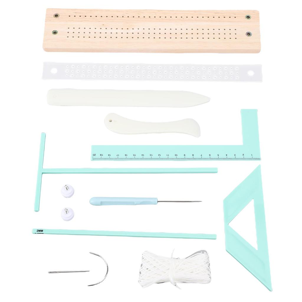 Bookbinding Supplies Kit Multifunctional Portable Bookbinding Scrapbooking Tool Set for Diary Mini Album