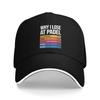 Custom Punk Padel Why I Lose At Padel Tennis Baseball Cap for Unisex WoUnisex Breathable  Dad Hat PerforUnisexce Snapback Hats
