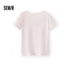 Semir Women's V-Neck Short Sleeve Slim Fit T-Shirt