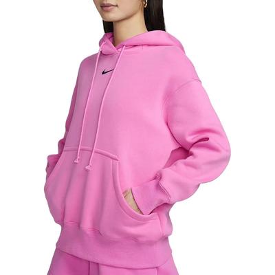 Sportswear Phoenix Fleece Solid Color Hooded Thickened And Fleece Lined Casual Long Sleeved Sweatshirt Women's DQ5861-675