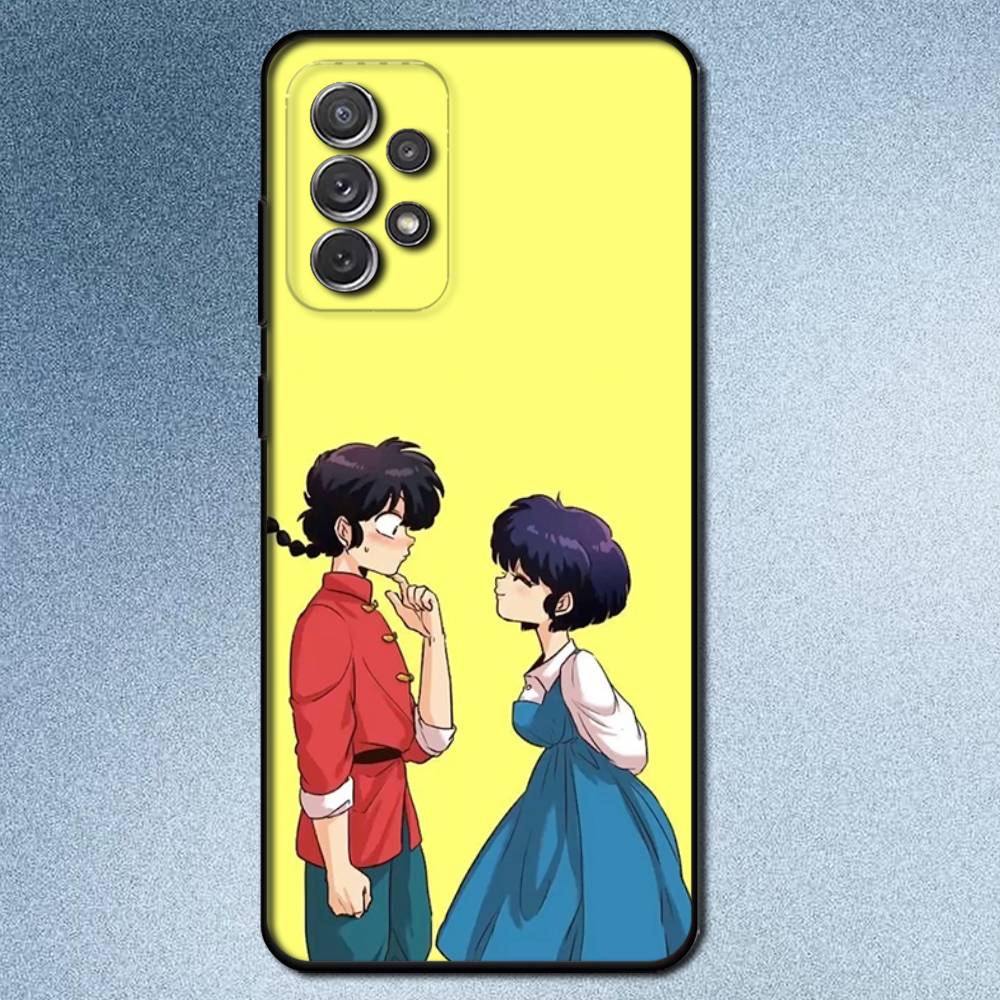 Ranma 1 2 Phone Case For Samsung S25,S24,S21,S22,S23,S30,Ultra,S20,Plus,Fe,Lite,Note,10,9,5G Black Cover