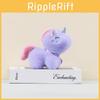 Charming Unicorn Plush Pendant Cartoon Horse Doll Colorful Keychain Toy For Girls