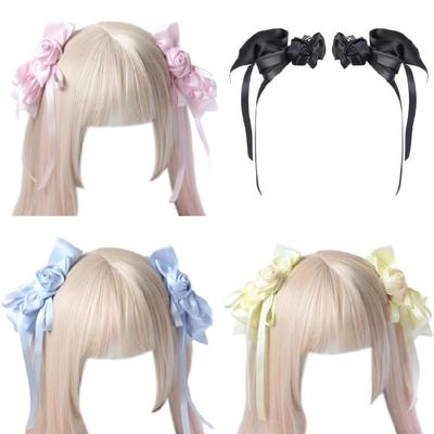 1 Paar Schleifenform Entenschnabel Haarspange Y2k Haarspange Elegante Haarspange für Mädchen