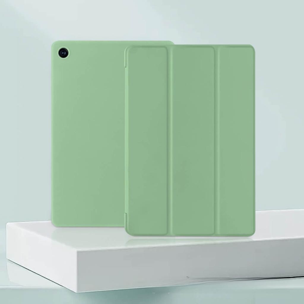 FOR Galaxy tabA8 tablet A9plus protective case S9FE leather T500 Tri-Fold T505 sleep mode TPU soft