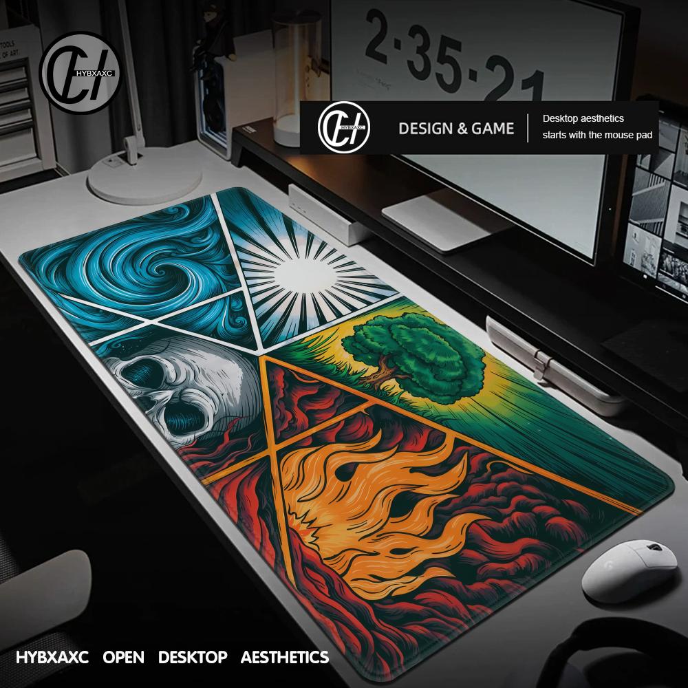 

Hot selling Magic The Gathering Card Mat Large Computer Office Mousepad XXL Anti-slip HD for MTG DTCG CCG RPG Trading Mouse Pad 600x300x2mm
