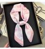 Women S Fashion Tulip Pattern Small Square Scarf For Shirt Decoration