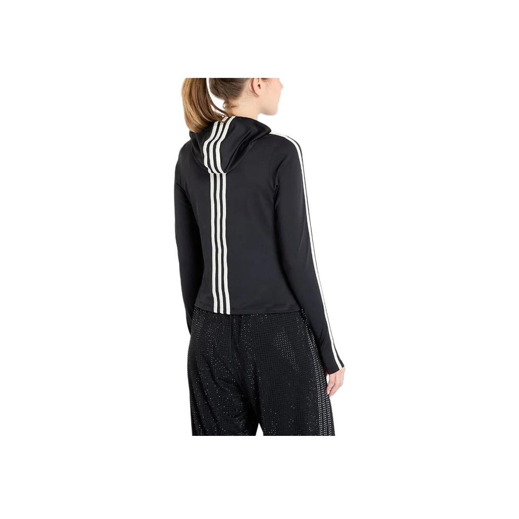 adidas Originals Avavav Collaboration Fw24 Slim Fit Striped Comfortable Jacket Unisex Jacket Black JG1426