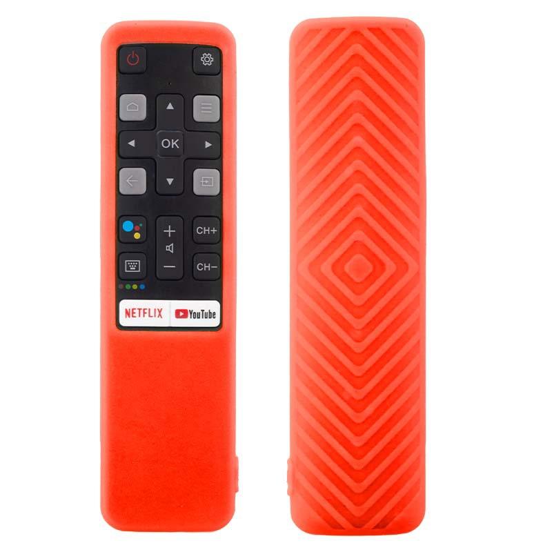 RC802V FNR1 Voice Remote Control Cases Fit for TCL Android 4K Smart TV 49P30FS 65P8S 55C715 49S6800 43S434 Protective Cover