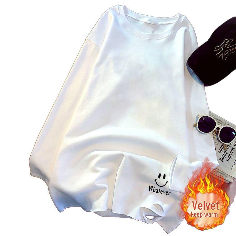 Women's Pure Cotton Long Sleeve Chic Blouse - Autumn/Winter Loose Fit Top