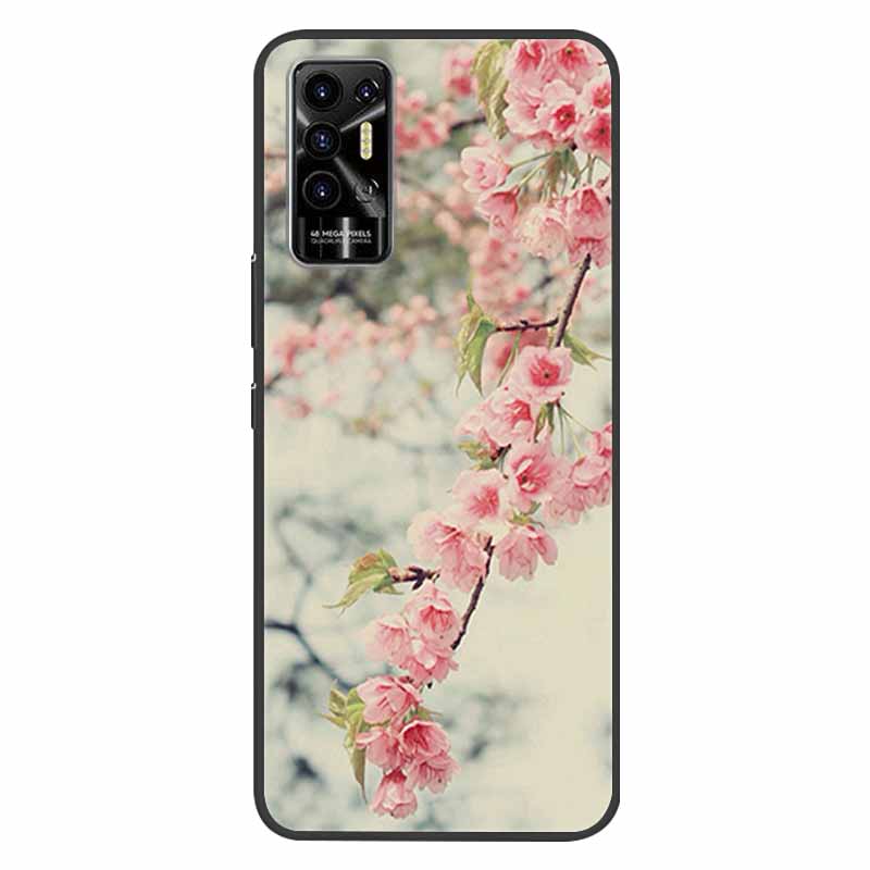 For Tecno Pova 2 Case Pova2 Shockproof Soft silicone TPU Back Cover For Tecno Pova 2 Phone Cases Pova2 2021 Case Cute Cartoon