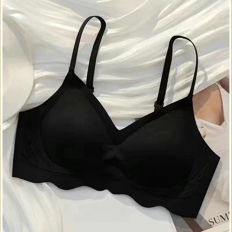 Women Wireless Seamless Breathable Thin Comfortable Beauty Back Sports Sleep Bra