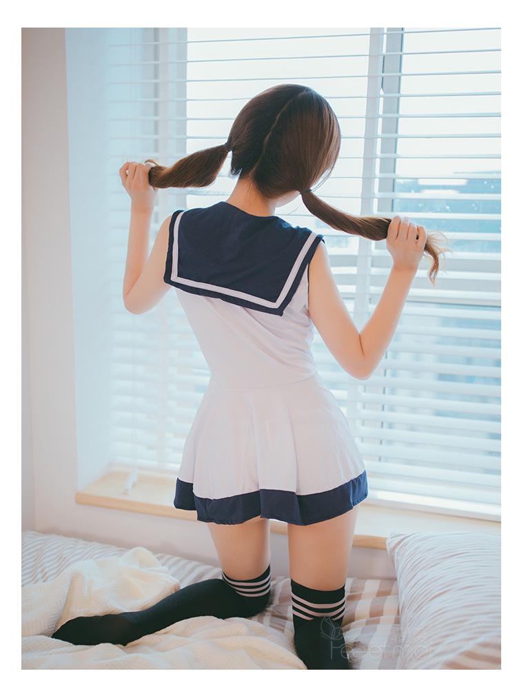 Women's Sexy Maid Lingerie Set - Temptation Uniform, Picture Color, One Size