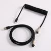160cm 60inch Keyboard Cable GX12 USB C Aviation Connector Wires for Pc Data Cable Type C Computer Hardware Interface Accessories