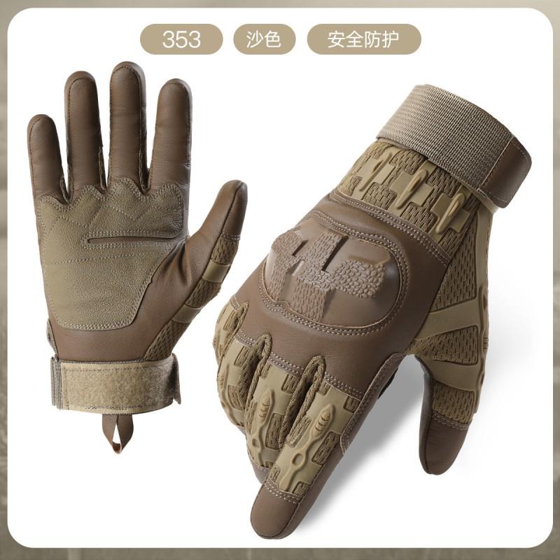 Tactical Cycling Gloves Men Touchscreen Compatible Anti-Slip Durable Outdoor Sports Riding Z351