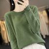 Knitted Sweater for Women In Autumn and Winter, Loose Round Neck, Inner Layer, Pullover, Solid Color, Versatile, Outer Layer