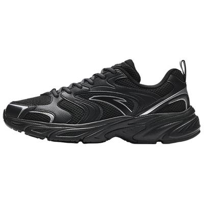 OG800 Moda Retro Antideslizante Resistente al Desgaste Transpirable de Caña Baja Casual Zapatillas de Running para Hombre Negro 912538821-4