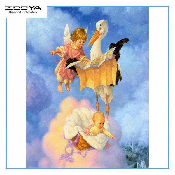 

ZOOYA DIY 3D Алмазная вышивка Крестиком Главная Декор Ангел