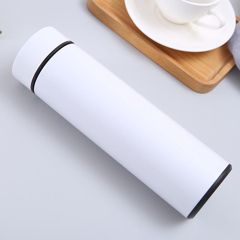 Stainless Steel Smart Thermos Cup Double-layer Vacuum Touch Temperature Cup Business Men's and Women's Office Straight Cup